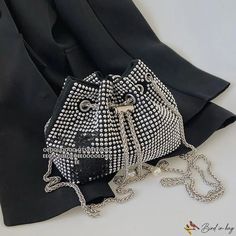 Bird in Bag - Bucket bag bag female new fashion chain popular single shoulder crossbody bag armpit rhinestone drawstring female bags Female Bags, Street Trends, Bird In Bag, Bag Bag, Chain Styles, Fashion Backpack, Bucket Bag, New Fashion, Crossbody Bag