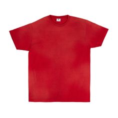 Red cotton shirt for men or women Basic Red T-shirt For Summer, Red Plain Tops For Summer, Red Classic Cotton T-shirt, Classic Red Cotton T-shirt, Classic Cotton Shirt Pre-shrunk, Solid Color Cotton Shirt For Streetwear, Classic Red Tops With Relaxed Fit, Classic Red Top With Relaxed Fit, Basic Pre-shrunk Cotton Shirt