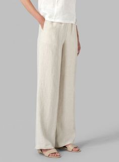 Linen Casual Extra Long Pants Elegant Wide Leg Loungewear Pants, Elegant Full Length Wide Leg Loungewear Pants, Elegant Wide Leg Full-length Pants For Loungewear, Elegant Full-length Wide Leg Pants For Loungewear, Classic Full-length Loungewear Pants, Classic Full Length Loungewear Pants, Classic Loungewear Trousers, Classic Straight Pants For Loungewear, Elegant Ankle-length Wide Leg Pants For Loungewear