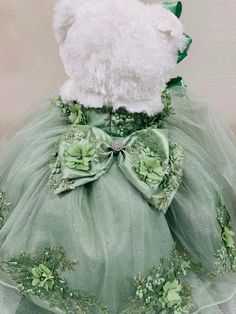 Discover the beauty and elegance of Osito, the perfect addition to any Quinceanera celebration. This custom Teddy bear stands tall at 23 inches and features 3D flowers, lace, and a delicate flower decoration on its cape. Create lasting memories with this unique and exquisite keepsake. 3d Lace Dress, Custom Teddy Bear, 3d Flowers, Delicate Flower, Stand Tall, Quinceanera, Flower Decorations, Special Day, Gift Shop