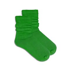 Kelly Green Slouch Socks (Adult Medium - Women's Shoe Sizes 5-10) Scrunch Socks, Panda Socks, Birthday Things, Ruffle Socks, Ruffled Socks, Slouch Socks, Green Socks, Gift Sets For Women, Custom Socks