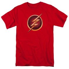 Officially Licensed Merchandise. Printed in the U.S.A. 100% High Quality Cotton, Comfy and Looks Great. Design Will Not Fade, Crack or Peel After Multiple Washes. State of the Art Digitally Printed Clothing. Made to Order. Takes 2-5 Business Days to Make to Perfection. Lightning Bolt Logo, Comics Logo, Flash Tv Series, Flash Logo, Usa Outfit, Disney Stars, Accessories Handmade, New Logo, Funny Halloween