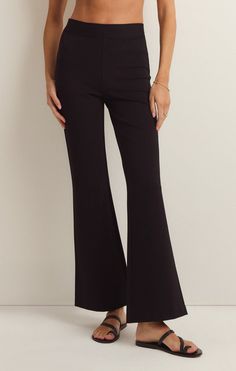 Do It All Flare Pant Non-stretch Straight Leg Flare Jeans For Workwear, Fitted Full Length Flare Jeans, Elegant Wide Leg Flare Jeans For Fall, Elegant Full Length Flare Jeans For Work, Chic Full-length Wide Leg Elastane Pants, Trendy Non-stretch Flare Jeans For Work, Mid-rise Flares For Workwear In Fall, Elegant Wide Leg Flare Jeans For Work, Stretch Flare Wide Leg Pants