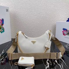 makbags Prada Bags - 184 A+ Excellent Quality; Contact us if you've any questions in your mind. Prada Re Edition, Hobo Crossbody Bag, Prada Bags, Women Bags Fashion, Genuine Leather Handbag, Designer Shoulder Bags, Hobo Handbags, Girl Backpacks, Leather Hobo