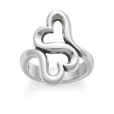 View Larger Image of Heart to Heart Ring Gold James Avery Rings, James Avery Heart Ring, Silver Heart Jewelry, James Avery Rings, Intertwined Hearts, Purity Ring, Heart Rings, James Avery Jewelry, Tooth Gem