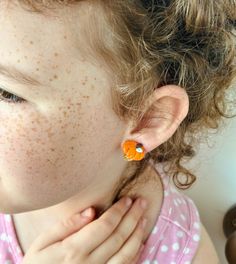 Embrace the beauty of fall with our Clip-on Fall Small Earrings Sets! These charming polymer clay earrings feature colorful pumpkins and leaves, capturing the essence of the season. Perfect for those who love autumn and want to add a touch of festive flair to their outfits. These clip-on earrings are designed for comfort and style, making them a delightful gift for her. Celebrate the season with a unique and handmade accessory! 🍂 **Details - Material: Polymer clay, resin - Style: Clip-on - Design: Colorful pumpkins, flowers and leaves - Perfect Small Size: Measuring just 0.5 inches, these earrings are the ideal size for girls, offering a cute and subtle accessory that adds a fun flair to any outfit. 🎁Thoughtful Gift: These charming earrings make a wonderful gift for girls, whether it's f Fun Orange Earrings As A Gift, Fun Orange Earrings For Gifts, Fun Orange Earrings For Gift, Fun Orange Earrings For A Gift, Orange Novelty Jewelry For Gifts, Orange Novelty Jewelry For Gift, Novelty Orange Jewelry For Gift, Cute Nickel-free Orange Earrings, Cute Orange Nickel-free Earrings