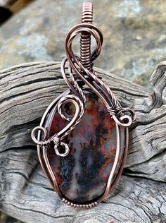 Handmade Rustic Agate Jewelry, Rustic Agate Jewelry For Gifts, Rustic Agate Jewelry Gift, Rustic Agate Jewelry For Healing, Rustic Agate Jewelry With Natural Stones, Antique Brown Agate Jewelry, Artisan Brown Jewelry With Natural Inclusions, Antique Agate Healing Jewelry, Wrapped Crystals