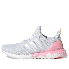 adidas UltraBoost DNA 'Ice Cream Pack - White Light Pink' GZ0689 (SNKR) Adidas Athleisure Running Shoes With Three Stripes, White Running Shoes With Three Stripes, White Running Shoes With Three Stripes For Sports, White Running Shoes With Three Stripes For Light Sports, Adidas Sportswear Running Shoes For Streetwear, Athleisure Running Shoes With Three Stripes Branding, White Sporty Running Shoes With Three Stripes, Sporty White Running Shoes With Three Stripes Branding, Sporty White Running Shoes With Three Stripes