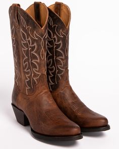 Shyanne Women's Xero Gravity Mad Dog Performance Boots - Medium Toe, Brown Audrey Core, Cowgirl Boots Aesthetic, Girl Cowboy Boots, Brown Cowboy Boots, Womens Cowgirl Boots, Leather Cowgirl Boots, Cowgirl Aesthetic, Country Boots, Beachwear Fashion