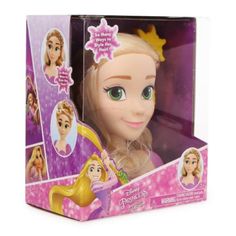 the princess doll has green eyes and blonde hair