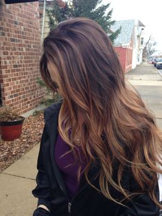 Caramel Balayage More Hair Color 2017, Lob Hair, Caramel Balayage, Ombre Hair