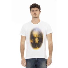 Unmissable! Trussardi Action Men T-shirts - White Brand T-shirts exclusively at guocali.com 😍. 

------------------------------
#guocali #guocalif Mens Tops Fashion, High Quality T Shirts, Fashion Tops, Shirts & Tops, White T