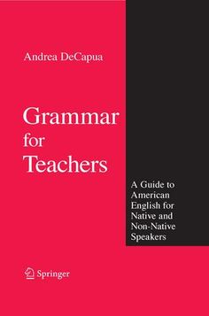 a book cover with the title's image in red and black, which reads grammar for