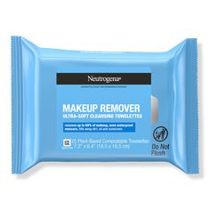 Makeup Remover Cleansing Towelettes - MAKE-UP RMVR CLEANSING TOWELETTES 25CTBenefitsActual packaging may varyPre-moistened Neutrogena Makeup Remover Face Wipes to gently cleanseRemove makeup and effectively cleanse skin in one easy step with these facial cleansing towelettesMakeup remover wipes work to dissolve all traces of dirt, oil & makeup, including stubborn makeupFormulated to be gentle on the eye area, facial wet wipes are suitable for contact lens wearersDisposable face wipes thoroughly Fragrance Free Makeup, Waterproof Makeup Remover, Facial Cleansing Wipes, Neutrogena Makeup Remover, Daily Facial Cleanser, Face Wipes, Neutrogena Makeup, Makeup Remover Wipes, Skin Care Cleanser