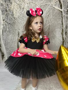 Our pink minnie mouse dress is designed with satin fabric and tulle..also gold details are included...you can easily use our minnie mouse costume on your toddler's birthdays, minnie mouse themed parties, your babies' first birthdays. - You are kindly requested to inform about the dimensions. If this is not possible, the standard size should be selected from the variations. Required body measurements: 1) Length from shoulder to knee 2) Chest width measurement 3) Waist or belly circumference 4) Sl Pink Christmas Tutu Dress For Fancy Dress, Pink Tutu Dress For Christmas Fancy Dress, Princess Style Tutu Dress For Holiday Costume Party, Playful Minnie Mouse Party Dress, Cute Pink Princess Dress For Christmas, Minnie Mouse Princess Dress For Dress-up, Princess Minnie Mouse Dress-up Dress, Princess Style Minnie Mouse Dress-up Dresses, Pink Minnie Mouse Party Dress