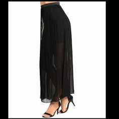 Sexy Black Fringed Mini Slip Lined Maxi Skirt Poly Chiffon New Gothic Costume Pretty Black Fringe Mini Skirt. Poly Chiffon With Built In Mini Slip. Back Zipper. New Waist About 26 Ins On Small, 28 Inches On Medium And 30 Inches On Large. Black High Waist Maxi Skirt For Party, High Waist Black Maxi Skirt For Party, Summer Night Out Pleated Maxi Skirt, Trendy Lined Maxi Skirt For Night Out, Summer Pleated Maxi Skirt For Night Out, Pleated Maxi Skirt For Summer Night Out, Black Sheer Flowy Skirt, Sheer Mini Skirt For Night Out, Black Maxi Skirt For Spring Party