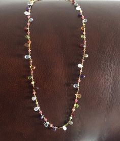 "sterling silver necklace 925 silver necklace with semi precious stone multi stone necklace gold platted over silver necklace vermail necklace 20''long-$45.00perv piece 22\"long-$50.00 per piece 24''long-$55.00 per piece qty-1 piece SKU NO.SPKA0028(A)" Multicolor Briolette Stone Necklace, Multicolor Gemstone Sterling Silver Necklace, Dainty Multicolor Gemstone Bead Necklaces, Dainty Multicolor Gemstone Beaded Necklaces, Multicolor Briolette Necklace With Gemstone Accents, Dainty Multicolor Gemstone Bead Necklace, Multicolor Crystal Necklace With Natural Stones In Sterling Silver, Multicolor Sterling Silver Crystal Necklace With Natural Stones, Sterling Silver Necklace With Briolette Gemstone Accents