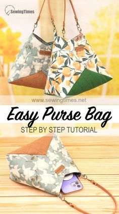 the easy purse bag is made from fabric