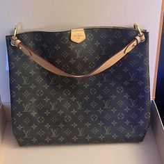 Brand New Condition, Monogram Graceful Mm Authentic Louis Vuitton Handbag! I Purchased For $1795.00 At On Que Style In Corona Del Mar, Ca. Missing Leather Hanging Tag. Never Used Looking To Sell For Same Price Or Make Me An Offer! Louis Vuitton Handbag, Bags Louis Vuitton, Hobo Handbag, Louis Vuitton Brown, Hobo Handbags, Vuitton Handbags, Louis Vuitton Handbags, Authentic Louis Vuitton, Louis Vuitton Bag