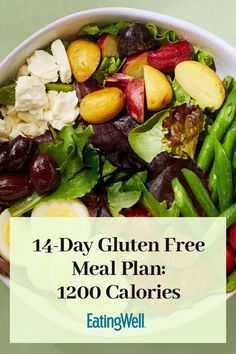 Gluten Free Diet Meal Plan, Mediterranean Diet Meal Plan, Gluten Free Menu, Best Fat Burning Foods, Clean Eating Meal Plan