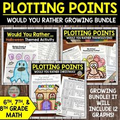 Math in Demand: Would You Rather Plotting Points in Coordinate Pla...