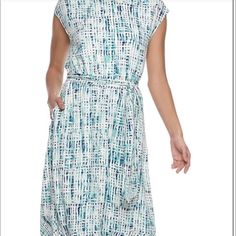 Wrap Around Dress Casual White Dress With Tie Waist, Casual Blue Midi Dress With Tie Waist, Wrap Around Dress, Boutique Dresses, Wrap Around, Colorful Dresses, Blue White, Color Blue, Midi Dress