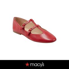 in stock Casual Luxe, T Strap Flats, Dress Flats, Ballet Dress, Marc Fisher, Boots And Sneakers, On Repeat, Leather Buckle, Ankle Straps