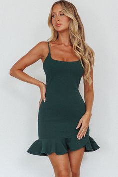 Emoji Bodycon Mini Dress Forest Green Green Short Formal Dresses, Statement Heels, Yellow Bridesmaids, Red Bridesmaids, Hugging Silhouette, Icing On The Cake, Dream Dresses, Blue Bridesmaids, Date Night Dresses