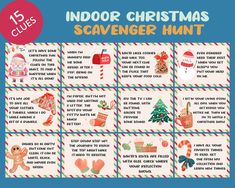 an indoor christmas scavenger hunt