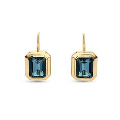 7.29 Cts LBT Colored Doublet Quartz Earring in Brass Formal Octagon Gemstone Earrings, Elegant Octagon 14k Gold Earrings, Modern Octagon Earrings For Formal Occasions, Classic Octagon Gemstone Earrings, Elegant Octagon Gemstone Earrings, Octagon Gemstone Earrings For Anniversary, Modern Emerald Cut Gemstone Earrings, Formal 14k Gold Octagon Earrings, Classic Faceted Octagon Jewelry