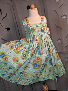 NEW Handmade Girl's Summer 🌼 Spring Dress - Size 5  Easter spring Cute Floral Girls Spring Dresses, Spring Girl, Handmade Dress, Handmade Dresses, Spring Dress, Girl Dresses, Easter Spring, Summer Girls, Girls Dresses