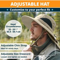 Get 360-degree full face protection as you step into your next adventure when you wear GearTop’s Discoverer Series sun hat! Featuring removable flaps, protect your face and neck from the elements, especially from UVA and UVB sun rays. FEATURES: Sun hat with removable neck and face flaps for 360-degree protection Breathable bucket hat with mesh panels at the sides Bucket hat with elastic drawcord for fit customizability Adjustable drawstring/ chin strap for added security Versatile sun hat for an Lightweight Waterproof Sun Hat For Travel, Lightweight Waterproof Travel Hat, Adjustable Brimmed Bucket Hat For Outdoor Activities, Upf 50+ Bucket Hat For Outdoor Activities, Adjustable Waterproof Bucket Hat With Visor, Waterproof Brimmed Sun Hat For Outdoor, Windproof Wide Brim Hat For Travel, Adjustable Durable Bucket Hat For Camping, Durable Adjustable Bucket Hat For Camping