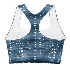 Designed for the active and adventurous, the Whale Shark Print Eco Sports Top is your perfect companion for any workout. Whether you're hitting the gym, going for a run, this sports top provides the support and comfort you need. It is also perfect as a supportive layer for watersports, including scuba diving, keeping you comfortable and secure under your wetsuit. Its unique whale shark pattern adds a touch of aquatic style to your activewear collection. Made from high-performance compression fab Breathable Sportswear Activewear With Medium Support, Moisture-wicking Medium Support Activewear, Moisture-wicking Activewear With Medium Support, Casual High Stretch Breathable Sports Bra, Casual Compression Breathable Sports Bra, Breathable Recycled Polyester Sports Bra, Breathable Recycled Polyester Sports Bra For Workout, Breathable Sports Bra In Recycled Polyester, Breathable Sports Bra Made Of Recycled Polyester