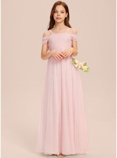 JJ's House Tulle Cold Shoulder Junior Bridesmaid Dresses Spring A-line Back Zip Blushing Pink Floor-Length Pink Sleeveless Junior Bridesmaid Dress. #JJ's House #Tulle #ColdShoulder #JuniorBridesmaidDresses #Spring #Aline #BackZip #BlushingPink #FloorLength #Pink #Sleeveless #JuniorBridesmaidDress Jr Bridesmaid Dresses, Young Bridesmaid Dresses, Bridesmaid Dresses Spring, Pale Pink Bridesmaid Dresses, Kids Bridesmaid Dress, Cream Bridesmaid Dresses, Jr Bridesmaid, Spring Bridesmaid Dresses, Fall Bridesmaid Dresses