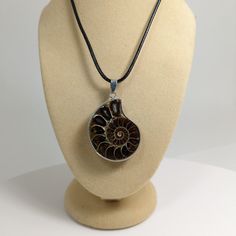 These Ammonite Necklaces Are An Absolute Statement Piece Meant To Turn Heads And Start Conversations. Ammonite Is The Fossil Of An Extinct Group Of Marine Invertebrates. They Were Mollusks That Had 8 Or 10 Arms And Are Closely Related To Squid And Octopus. Along With The Necklace, There's A Complimentary Gift Packaging As Well, Making It The Perfect Customizable Gift For A Loved One Or Even Yourself. Pendant: Genuine Ammonite Fossil, Polished Chain: 18 Inch Nylon Cord, Adjustable Size: 1.5 1.75” Double Necklace Silver, Marine Invertebrates, Diamond Flower Pendant, Fake Diamond, Diamond Heart Pendant Necklace, Stone Statement Necklace, Ammonite Fossil, Vintage Choker, Necklace Stone