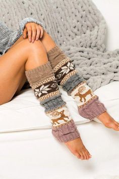 Nordic Snowflake, Cozy Afternoon, Knitted Leg Warmers, Winter Typ, Nordic Print, New Boots, Leg Warmer, Block Style, Long Sweater