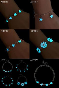 Neon Luminous Jewelry For Gift, Trendy Luminous Jewelry For Gifts, Silver Glow In The Dark Jewelry For Party, Silver Glow-in-the-dark Jewelry For Party, Luminous Jewelry For Gift, Luminous White Jewelry For Party, Luminous Silver Jewelry For Party, Blue Luminous Jewelry For Party, Luminous Blue Jewelry For Parties