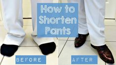 How To Shorten Pants, Sewing Notes, School Pants, Mens Slacks, Hem Pants, Military Pants, Khaki Pants Men