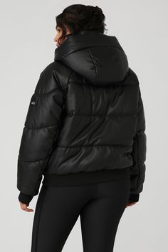 Make boss moves in the Faux Leather Boss Puffer. It’s cold-weather-approved and done in our luxe, buttery faux leather with satin lining for comfort and warmth. Zippered side pockets keep essentials secure and the classic, oversized fit makes it a must-have season after season. Luxe, buttery faux leather Satin lining Zippered side pockets & hidden internal pocket Designed & uniquely fit to flatter every size Wear-tested by our in-house team for the perfect fit Boss Moves, Womens Black Coat, Alo Yoga, Personal Shopping, Oversized Fits, Cold Weather, Coats For Women, Puffer, Winter Jackets