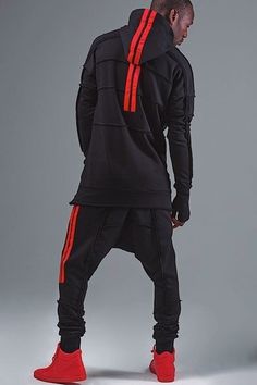 Street Ninja, Tech Ninja, Mens Athleisure, Men's Athleisure, Gym Fashion Women, Trendy Trouser, Cyberpunk Clothes, Athleisure Men, Trouser Outfits