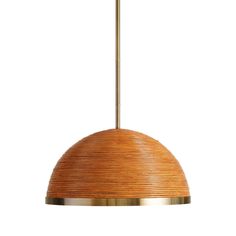 a wooden light fixture hanging from a ceiling