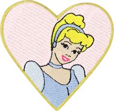 Disney Princess Cinderella Heart Patch Disney Princess Collection, Princess Theme Birthday, Disney Princess Cinderella, Heart Patch, Stoney Clover Lane, Loungefly Bag, Stoney Clover, Heart Patches, Princess Theme