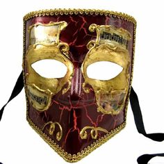 Amazon.com: RedSkyTrader Mens Full Faced Masquerade Mask One Size Fits Most Black: Clothing Masquerade Mask Full Face, Masquerade Men, Masquerade Halloween Costumes, Gold Masquerade Mask, Joker Mask, Royal Costume, Carnival Christmas, Cheap Costumes