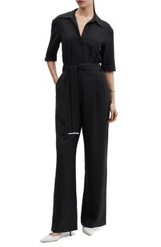 Tie Waist Wide Leg Jumpsuit
MANGO Dressy Jumpsuits For Petite Women, Women Headshot Outfits, Jumpsuits For Petite Women, Jumpsuit Mango, Dressy Jumpsuits, Classic Jumpsuit, Work Jumpsuit, Jumpsuit Dressy, Flowy Fabric