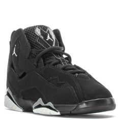 Keep your kids looking fly in the Jordan True Flight '90s-inspired sneakers. Inspired by Air Jordan 7, these kicks have a high-top collar, an iconic '90s look, and a durable design. Leather and synthetic upper for durability. Lace closure for a custom fit. Heel tab for easy on/off. Rubber outsole is built for everyday traction. Jordan True Flight, Iconic 90s, Soccer Shop, 90s Looks, Jordan 7, 90s Inspired, Nike Jordan, Lace Closure, Sports Equipment