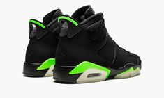 The Air Jordan 6 “Electric Green” is a Summer 2021 colorway of Michael Jordan’s sixth signature shoe that mimics the styling of the rare and unreleased Oregon Ducks Player Exclusive design.  Jordan Brand celebrated the iconic Jordan 6’s 30-year-anniversary in 2021 by releasing several popular models of the silhouette alongside this “Electric Green” makeup.  From a design standpoint, the “Electric Green” mimics the color block of the Jordan 6’s original “Infrared” colorway, trading the latter’s f 70s Converse, Yeezy 750, Nike X Travis Scott, Converse Run Star Hike, Air Jordan 6 Retro, Nike Air Jordan 6, Low Air Jordan 1, Jordan 6 Retro, Electric Green