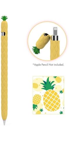 an image of a pineapple pen with the words apple pencil not included