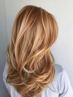 Highlight Ginger Hair, Ginger With Brown And Blonde Highlights, Honey Highlights On Ginger Hair, Creamy Strawberry Blonde Hair, Blonde To Ginger Balayage, Honey Highlights On Red Hair, Blonde To Redhead