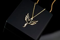 Phoenix Rising Necklace Sterling Silver, Phoenix Jewelry, Firebird Necklace, Bird Jewelry, Mythology Necklace, Inspirational Gift For Her TO OUR VALUED CUSTOMERS ! Please take a look at our special catalog that we have prepared for you ! ▶ https://www.etsy.com/shop/MarryMinimalist ✔️ All products in our unique store are personalized. ( You can find our font list in the images ) D E T A I L S ✔️A lifetime silver CLEANING CLOTH is given as a GIFT along with the 925 Sterling Silver Necklace! ✔️ * Made to Order. * Handmade with Sterling %100 925K Sterling Solid Silver. * Choice of Gold Color: Gold, Rose Gold, Silver * Length: 14", 16", 18", 20", 22" * Ready to Ship in 1-3 Business Days * Free returns within 14 days from the order date. ✔️ 24/7 Friendly Customer Service, contact us for any ques Phoenix Jewelry, Silver Cleaning, Phoenix Rising, Bird Jewelry, Necklace Sterling Silver, Sterling Silver Necklace, Love Gifts, Inspirational Gifts, Cleaning Cloth