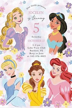 the princesses birthday party is going on